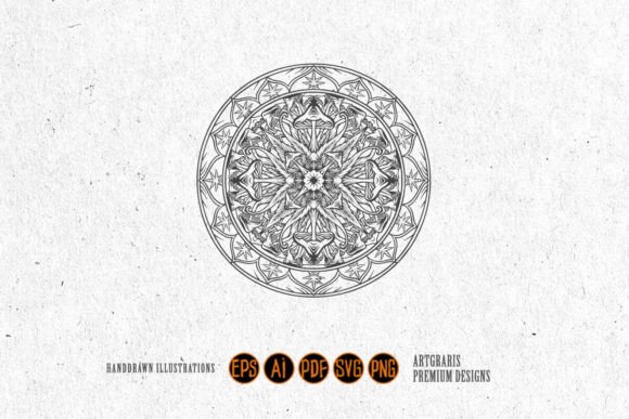 Download Elegant Mandala Mushrooms Flourish Canna - Elegant mandala Collection