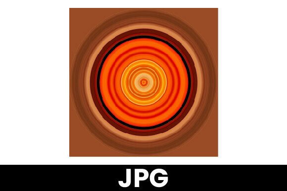 Download Radiant Circular Abstract Energy Pattern - Abstract Collection