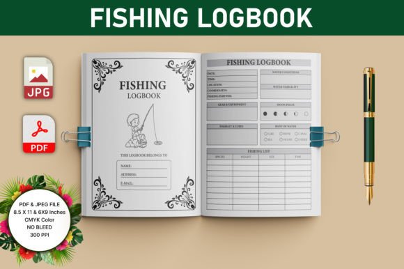 Download FISHING LOGBOOK KDP INTERIOR - Premium Resources