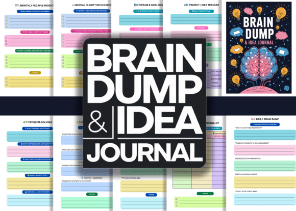 Download Brain Dump &amp; Idea Journal -KDP Interiors - Kdp interior Collection