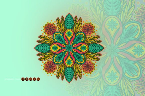 Download Ornate Mandala Geometry with Floral - Mandala geometry Collection