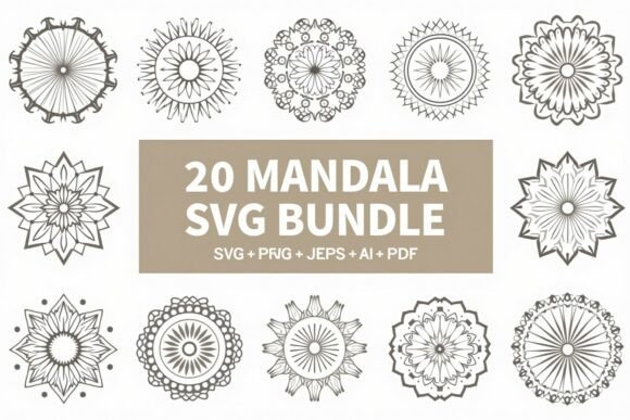 Download Elegant Mandala SVG Bundle - Elegant mandala Collection