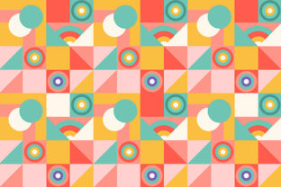 Download Abstract Geometric Colorful Pattern - Abstract Collection