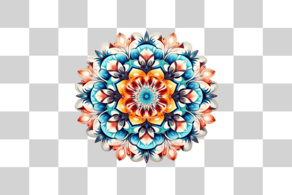 Download Abstract Floral Mandala Png Background - Abstract Collection
