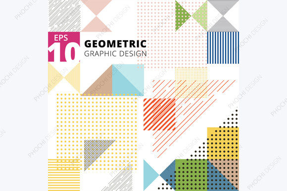 Download Abstract Multicolor Geometric Pattern - Abstract Collection