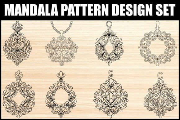Download Elegant Mandala Pattern Ornament Set - Elegant mandala Collection