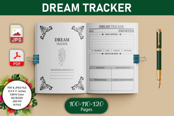 Download DREAM TRACKER 2023 for KDP INTERIOR - Premium Bundle