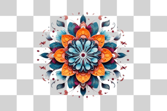 Download Abstract Floral Mandala Png - Abstract Collection